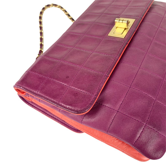 CHANEL Classic Chocolate Bar Reissue Double Pocket Flap Bag Vintage - Picture 10 of 11